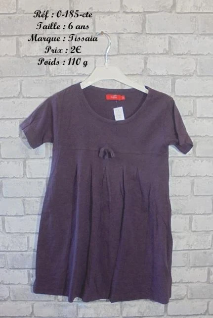 Robe 6 ans Tissaia (0-185-cte)